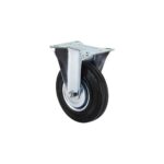 RUEDA GOMA NEGRA C_BUJE B_G 63MM